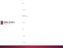 Tablet Screenshot of joelhall.org